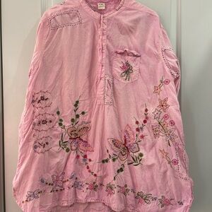 Magnolia Pear Embroidered Tunic